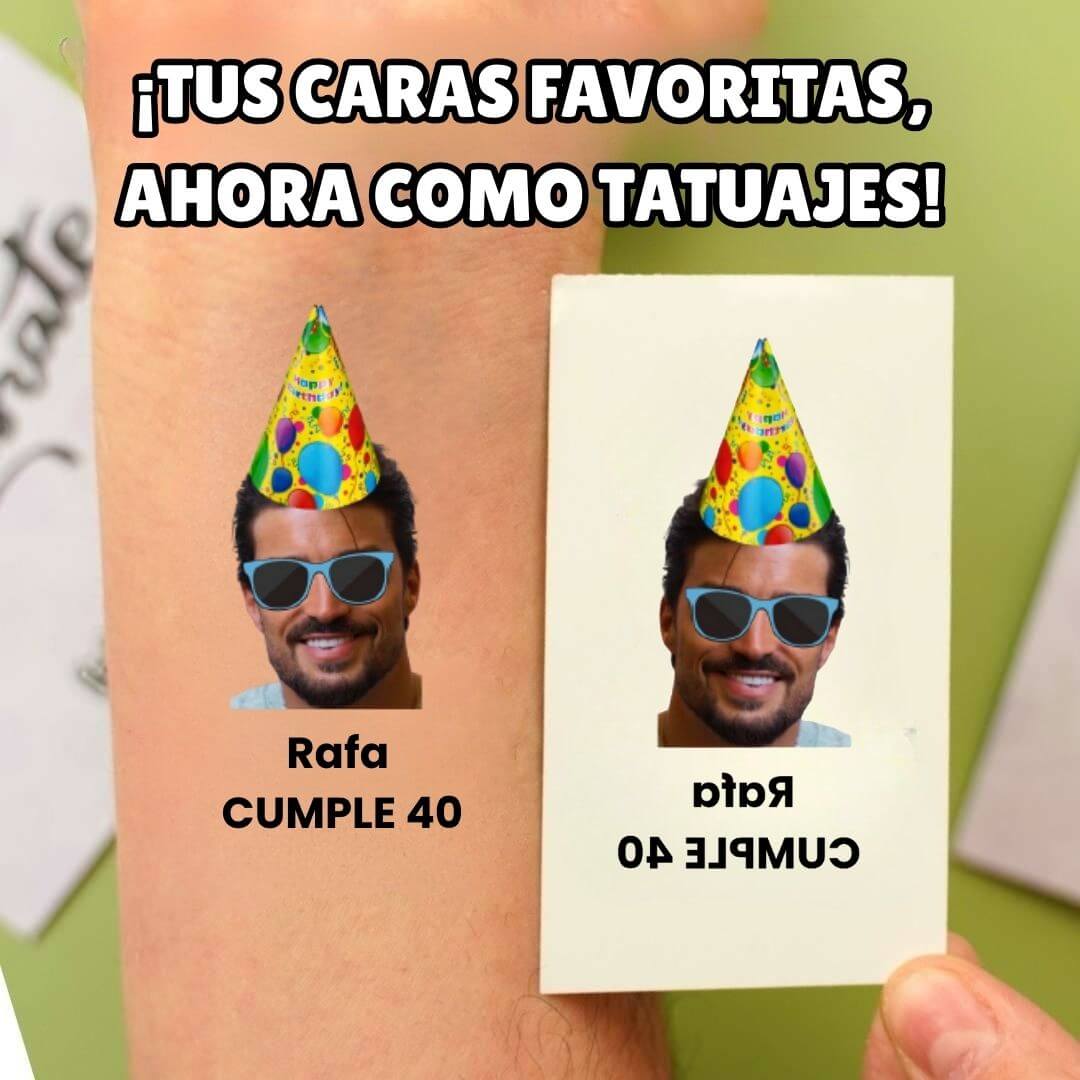 Tatuaje temporal personalizado