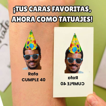 Tatuaje temporal personalizado