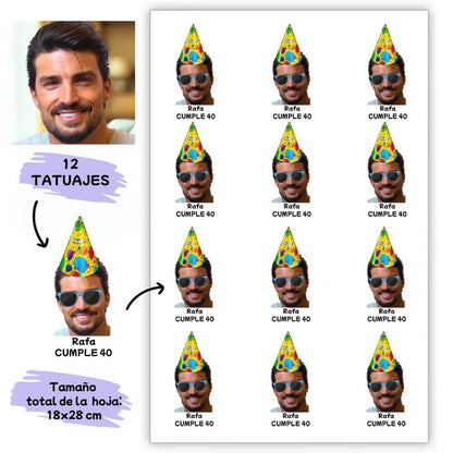 Tatuaje temporal personalizado