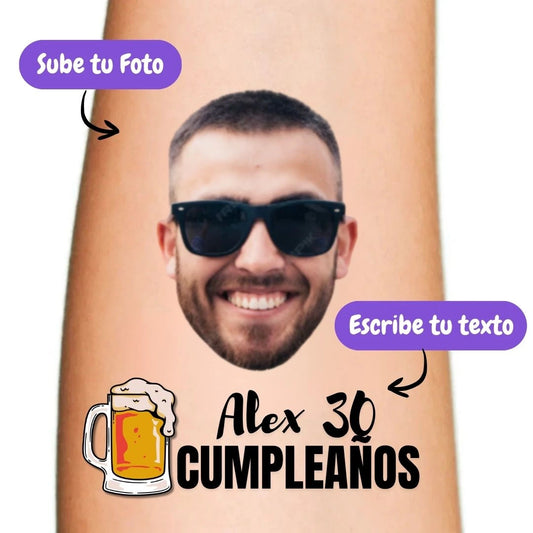 Tatuaje temporal - Nombre, Edad - Cumpleaños