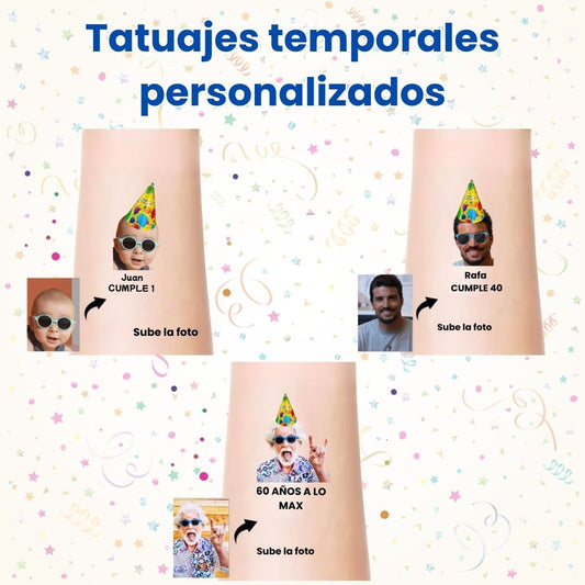 Tatuaje temporal personalizado